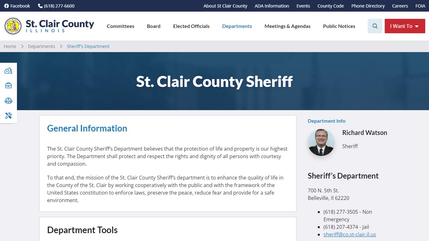 Inmate Search - St. Clair County Sheriff’s Department