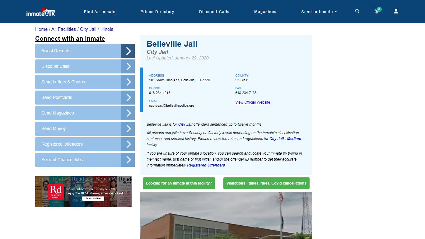 Belleville Jail | Inmate Locator