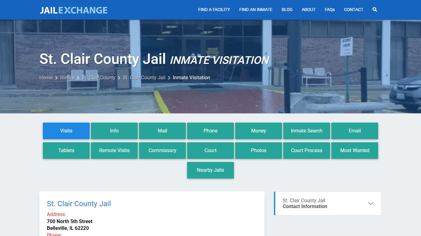 St. Clair County Jail Inmate Visitation - Jail Exchange